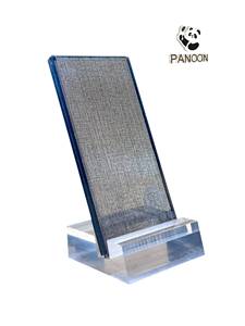 Panel Decorativo Moderno de Vidrio Templado Laminado con Textura de Tela Modelo FB-02 para Escaleras Industriales, Baños, Comedores y Salas de Estar - Product Image 3