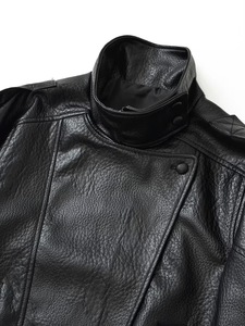 European American Unisex Fashion Hot-Selling Solid Spring Stand Collar Leather Waterproof Breathable Jacket Coat - Product Image 4