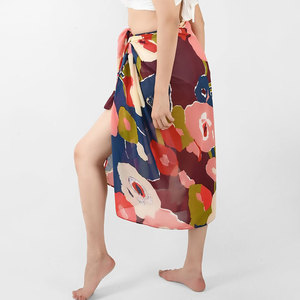 Paréos de plage en gros style Hawaï, imprimés, pour femmes, grandes tailles, de haute qualité, pour maillots de bain - Product Image 4