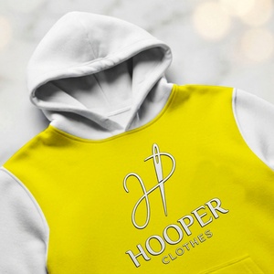 Sudaderas de Alta Calidad en Color Amarillo-Blanco, Diseño y Tela Personalizables, Sudadera Urbana Sostenible en Venta, Opción de Personalizar con Logotipo - Product Image 6