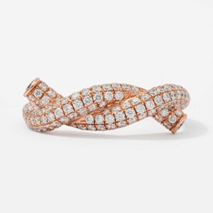 Élégante bague en or rose 14 carats avec diamant de laboratoire taille ronde de 1,45 carat, bague de fiançailles moderne en or rose, bijou raffiné, cadeau - Product Image 1