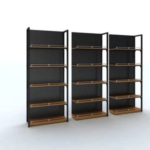 Durable Heavy Duty (Single/Double Sided) Metal/Iron 4-Shelf Pre-Assembled Display <b>Racks</b> for Convenience Store & Supermarket - Product Image 1