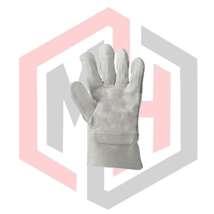 Gants de travail en cuir de vachette blanc, taille 10, pour temps froid, isolés, respirants, anti-chaleur, antidérapants - Product Image 2