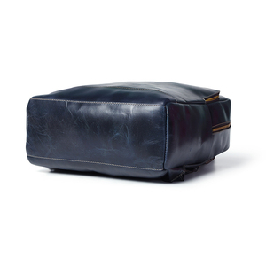 Vintage Style Genuine <b>Leather</b> <b>Backpack</b> <b>for</b> <b>Men</b> Classic Design with Multiple Pockets <b>for</b> Travel and Business - Product Image 5
