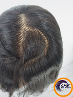 Perruque Lace Front OME pour femme, cheveux humains indiens Remy, longue, avec dentelle transparente et baby hair