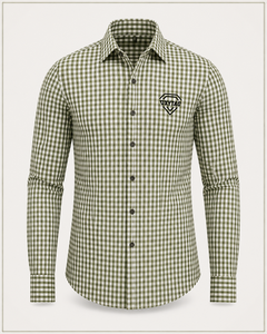 เสื้อเชิ้ตบาวาเรียนผู้ชายสั่งตัดคุณภาพพรีเมียม ผ้าฝ้าย 100% ระบายอากาศได้ดี แห้งเร็ว มีจำหน่ายจำนวนมากในราคาขายส่ง - Product Image 1
