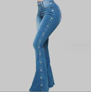 Jeans pour femmes grandes tailles, vente en gros, sexy, taille mi-haute, coupe skinny, slim fit, en denim, haute qualité, décontractés - Product Image 4