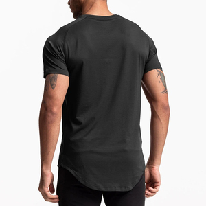 Short Sleeve Spandex/<b>Polyester</b> Sporty Gym Wear <b>Tshirt</b> Men Custom Logo Breathable Quick Dry Anti-Wrinkle Sports Workout Fitness - Product Image 6