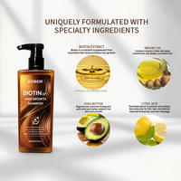 Shampooing et revitalisant nourrissant à l'huile d'argan et à la biotine naturelle Ekber à bas prix, pour les cheveux abîmés, favorisant la croissance des cheveux, produits de soin des cheveux en vrac