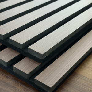 New Design Polyester Fiber Acoustic Panels Rubber Core Popular Interior Decoration Sound Proof Wall Panels for Wall Decoration - Product Image 1