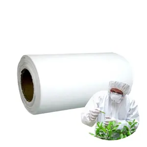 CE approved AAMI type 5B 6B Liquid-repellent waterproof membrane disposable breathable microporous coverall Nonwoven fabric