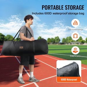 Gabbia da Battuta Portatile a L per Baseball e Softball 7x7 piedi con Schermo di Sicurezza e Protezione per il Corpo, Borsa per il Trasporto Inclusa - Product Image 5