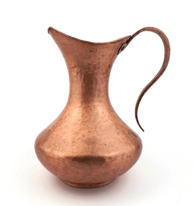 Pichet en cuivre de style traditionnel, pichet métallique pour bar, pichet en cuivre pour vin et eau, pichet en métal durable pour restaurant, utilisation pour les fêtes - Product Image 1