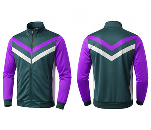 Chaqueta Deportiva con Cierre Completo y Logotipo Personalizado, Ropa para Correr y Hacer Ejercicio, Cálida, Transpirable y de Secado Rápido |   Tallas Hombre Mujer Juvenil - Product Image 2