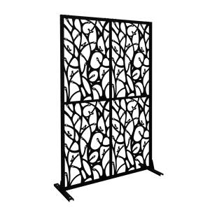 Divisorio Decorativo in Metallo Autoportante 1,15m x 1,83m per Interni/Esterni, per Patio, Balcone e Ambienti Interni - Product Image 5