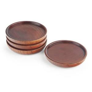Posavasos de Madera Ecológico y Sostenible de Alta Calidad, Personalizable, Protección para Bebidas en Restaurantes y Hoteles, Color Azul - Product Image 2