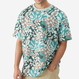 T-shirts pour hommes de haute qualité, personnalisés, 100% coton, surdimensionnés, col rond, style décontracté, coupe ample - Product Image 4