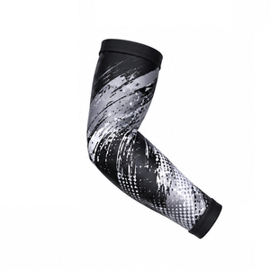 Mangas de compresión para hombre, personalizadas, para fitness, deportes, ciclismo, correr, entrenamiento, transpirables, elásticas, de soporte y protección. - Product Image 2