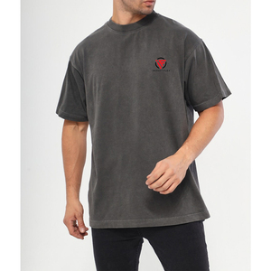 Camiseta de Hombre, Nueva Colección 2026, Alta Calidad, 320gsm, Algodón Grueso, Estilo Urbano, Impresión de Logotipo Personalizado, Lisa - Product Image 1