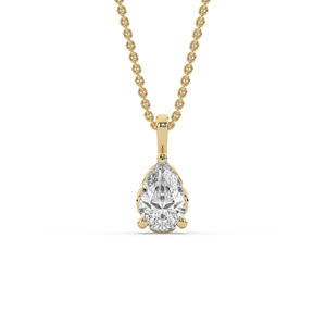 Colgante de Diamante Ovalado de Corte Brillante Cultivado en Laboratorio de 1.00 Ct, Oro Sólido de 14K, Ligero, para Uso Diario, Certificado por IGI, Joyería para Mujer - Product Image 2