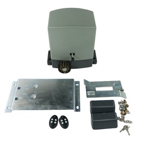 Kit de moteur de <span class=keywords><strong>portail</strong></span> <span class=keywords><strong>coulissant</strong></span> à télécommande, capteur photocellule, lumière d'avertissement, rack en acier 4m, service lourd, 700 kg, AC/DC - Product Image 2