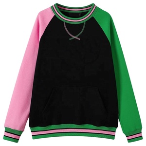 Women's Casual Drop Shoulder Fleece Wholesale 100%Cotton Oversized Jumper Streetwear Embroidered Crewneck Sweatshirt - Product Image 1