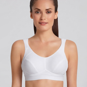Women's High Support Sports <b>Bra</b> Breathable Four-Way Stretch Front Logo Quick Dry Yoga Fitness Running Casual <b>Bra</b> - Product Image 1