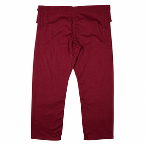 Pantalones de BJJ Unisex Personalizables Color Granate, 100% Algodón, Corte Regular, Ropa de Artes Marciales, Talla Adulto, Uniformes de Jiu-Jitsu - Product Image 6