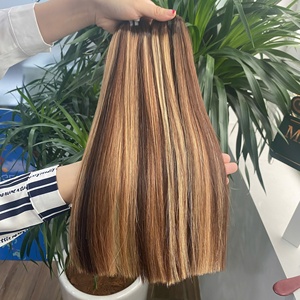 Súper ofertas en extensiones de cabello vietnamita liso y brillante de colores personalizables, sin enredos ni caída. - Product Image 6