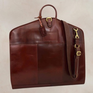 B2B Wholesale Luxury Classic Genuine Leather <b>Suit</b> <b>Carrier</b> Multi-function Heavy Duty Business Travel Garment Bag Zipper Buckle - Product Image 3