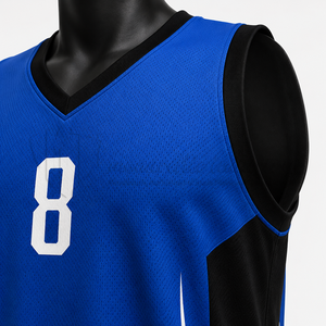 Fabricant d'uniformes de basketball personnalisés, ensemble de maillots de basketball sublimés, vêtements de basketball respirants pour équipe, fournisseur OEM ODM, 100% - Product Image 6