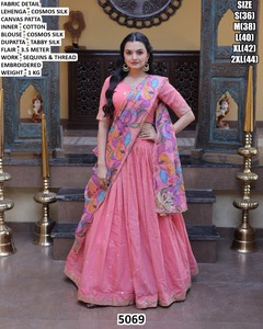 Lehenga real color lavanda - Product Image 3