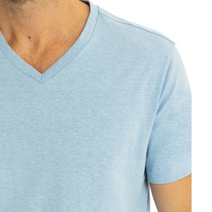 T-shirts Ringer en Microfibre 100% Coton pour Hommes, Vente en Gros, Logo Personnalisé Imprimé, Qualité Supérieure, Vêtements Tricotés Décontractés Simples - Product Image 2