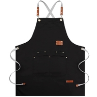 Delantales de Chef con Logotipo Personalizado, Uniformes de Restaurante para Personal de Cocina, Hotel y Bar, Unisex, Manga Larga, con Botones, Tejido de Poliéster