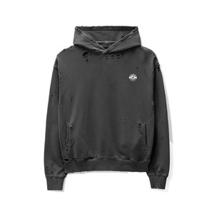 Sweats à capuche premium effet vieilli pour hommes – Style streetwear délavé et confortable - Product Image 1