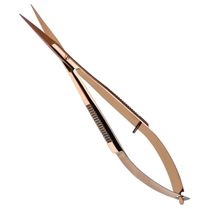 Ciseaux à cuticules de qualité supérieure en acier inoxydable pour droitiers, de qualité salon, avec pointe fine pour manucure et pédicure - Product Image 1