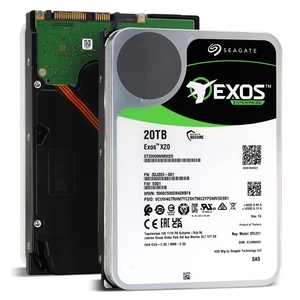 Seagate Exos X20 20TB Enterprise HDD 3.5 Inch Internal <b>Hard</b> <b>Drive</b> 7200 RPM 256MB Cache SATA 6Gb s for Server - Product Image 2