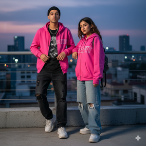 Sudadera con Capucha Personalizada con Pedrería, 500 GSM, Estilo Urbano, Fabricante de Alta Calidad, Sudadera con Capucha Extra Grande con Cierre y Hombros Caídos - Product Image 5