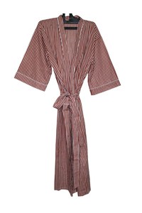 ชุดคลุมกิโมโนลายการ์ตูนพิมพ์บล็อก ผ้าฝ้ายเนื้อนุ่ม ระบายอากาศได้ดี สำหรับผู้หญิง แบรนด์ Naaz Textile เหมาะสำหรับใส่ช่วงฤดูร้อน  งานแฮนด์เมด ODM คอวี เอวยางยืด - Product Image 6