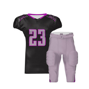 Men's American Football Jersey Set Printed 100% <b>Polyester</b> Yellow Navy 24 Sublimated Moisture Wicking Practice Wear Regular Fit - Product Image 3