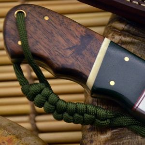 Cuchillo de Chef Profesional Multiusos de Acero Inoxidable con Mango de Cuero y Borde Dentado, Personalizable OEM para Uso en la Cocina - Product Image 3