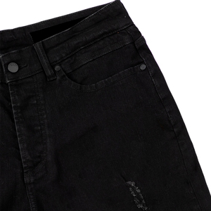 Short en jean pour homme, décontracté, style streetwear, en coton délavé, coupe décontractée, vêtements de mode, fournisseur en gros - Product Image 2