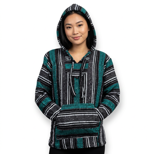 Sudadera con Capucha a Rayas para Hombre, Corte Regular, Informal, para Otoño, Estampado por Sublimación, Tejido de Poliéster, Manga Larga - Product Image 2