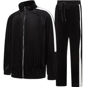 Custom <b>Velour</b> <b>Tracksuit</b> Set Men Women Two Piece Hoodie Jogger Casual Streetwear Sportswear - Product Image 6