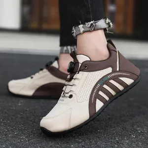 Men Casual <b>Sneakers</b> Rotating Button Summer Breathable Sport <b>Shoes</b> Lightweight Outdoor Mesh Running <b>Shoes</b> Athletic Jogging <b>Shoes</b> - Product Image 5