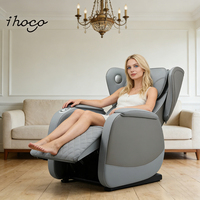 Fauteuil de massage compact tendance IH-5008 - Canapé jaune élégant avec audio Bluetooth pour le jeu et la détente
