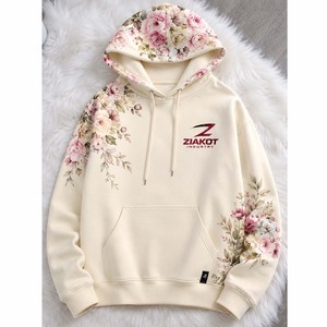 Custom Fleece <b>Hoodie</b> Wholesale Heavyweight Pullover Sweatshirt Custom Logo Hoodies ZIAKOT INDUSTRY Pakistan Manufacturer - Product Image 1