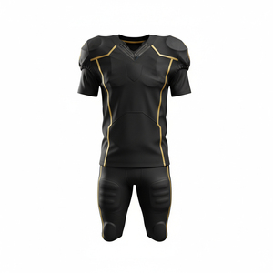 Uniforme de football américain de haute qualité, design personnalisé, impression par sublimation, tissu durable en spandex et polyester, kit sportif d'équipe - Product Image 1