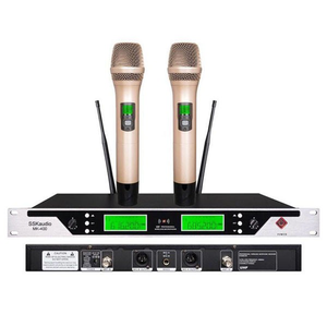 2000W Speaker System Wireless Microphone Amplifier Set Dual Speaker <b>PA</b> Audio Kit for Events - Product Image 3