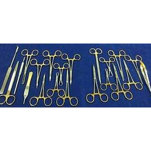 PISSCO Surgical <b>Instruments</b> Set Gold Handle Surgical <b>Instrument</b> Set Stainless Steel Surgical <b>Instruments</b> Set 21 pcs - Product Image 2